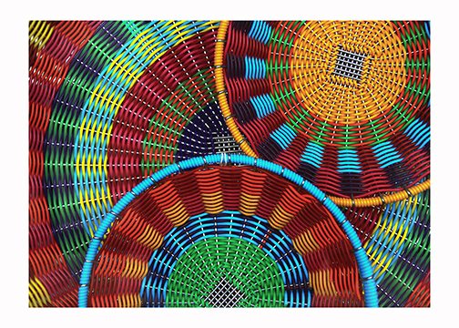 Photograph from Valeria Contreras’s México series titled Canastas de Colores.